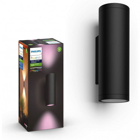 Philips HUE white & color Ambiance Appear wall light, LED light (black)