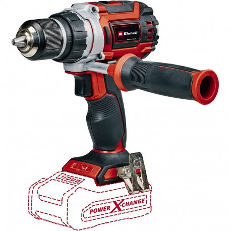 Professional akupuur-kruvikeeraja TP-CD 18/60 Li BL 18Volt ilma akuta ja laadijata, punane/must