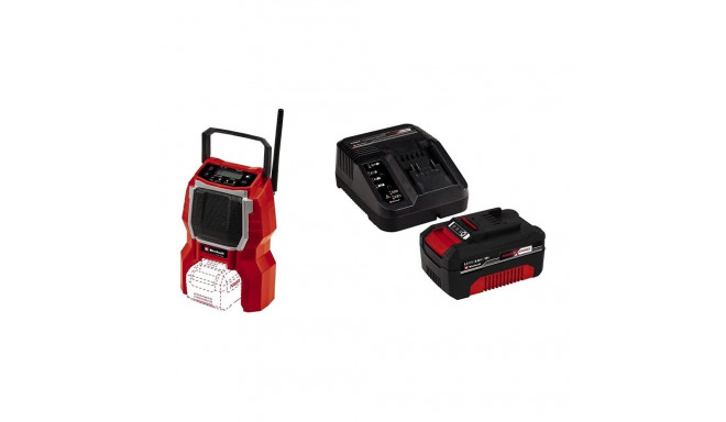 Einhell TC-RA 18 Li BT - Solo, construction site radio (red/black, Bluetooth)