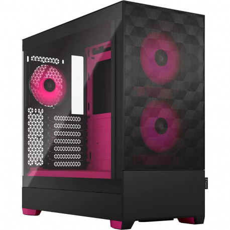 Fractal Design Pop Air RGB magenta Core TG Clear Tint, Tower Case (black/magenta)