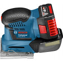Bosch cordless orbital sander GSS 18V-10 Professional (blue, L-BOXX, without battery and charger)