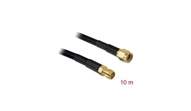 RP-SMA pikenduskaabel 10.0m CFD/RF200 Low Loss