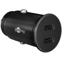 USB Autolaadija 2 x USB-C, 3A 12V/24V