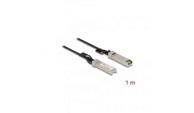 Delock Cable Twinax SFP+ male to SFP+ male 1 m