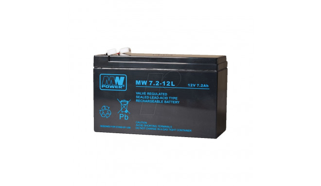 Lead acid battery AGM 12V/7.2Ah, 151*65*100 (T2)