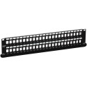 48-Port Blank Keystone Patch Panel