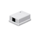 RJ45x1 Jack & Box white