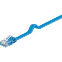 Võrgukaabel Cat6 UTP 1.0m, sinine, lapik, CU