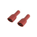 FLATPLUG.RED.2.8X0,8mm FEMALE Fully Insulated 100pc