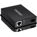 Gigabit PoE PD SFP Fiber Media Converter