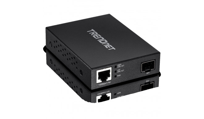 Gigabit PoE PD SFP Fiber Media Converter