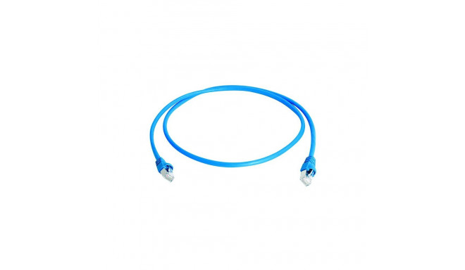 Patch cord S/FTP Cat6a (ISO/IEC), 3m MP8 FS500, LSZH, blue, 1:1