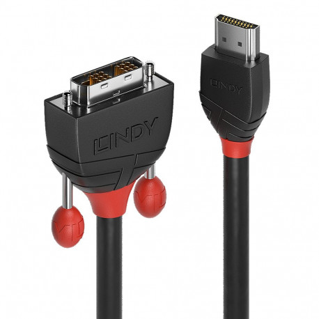 1m HDMI to DVI-D Cable, Black Line