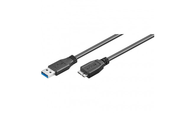 USB 3.0 Micro-B 100 black 1m