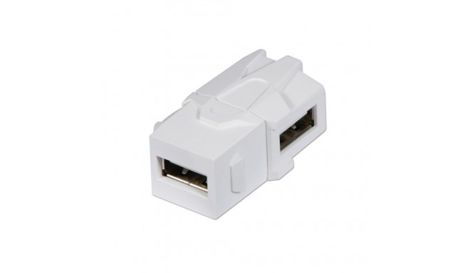 USB A/A F/F 90 Degree Keystone For use with 60551/60552