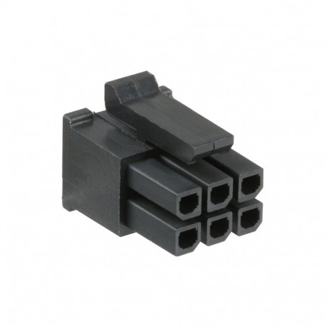 6 way dual row receptacle,5A