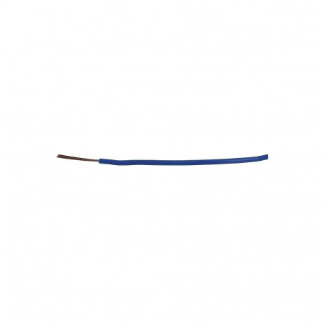 Hook up wire 0.50mm², Blue 500V PVC ø1.90mm, Cu, 100m/reel