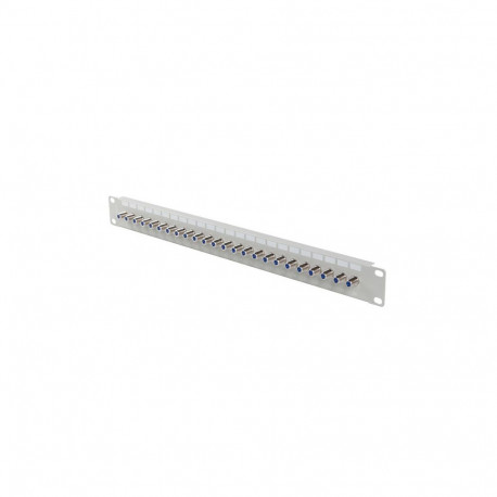PATCH PANEL 24 PORT 1U F-TYPE CONNECTOR GREY LANBERG