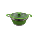 VANGO CUISINE 3L NON-STICK CASSEROLE FOLDING POT GREEN