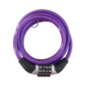 Dunlop spiral bicycle lock, combination 0.6x120 cm 1042688