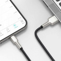 Baseus Cafule Series Metal Data Cable USB - Lightning 2.4A 0,25 m black (CALJK-01)