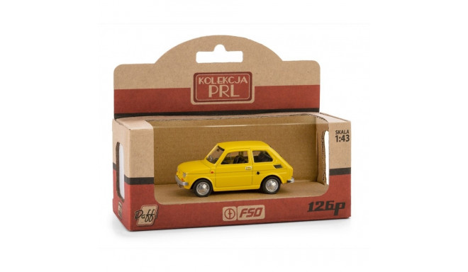 Vehicle PRL Fiat 126p jellow