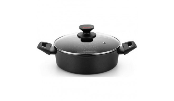 Casserole Monix TITAN ROCK Ø 28 cm Black