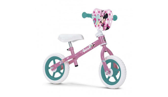 Lasteratas Minnie Mouse   10" Pedaalideta Roosa