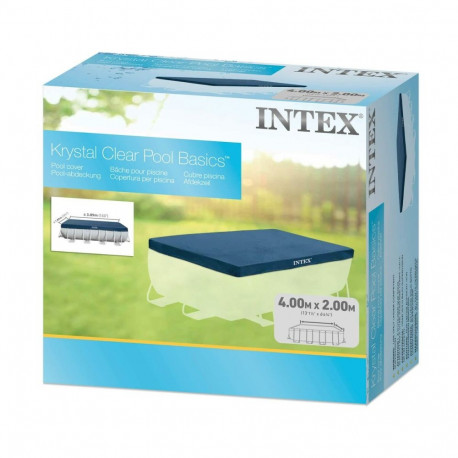 Swimming Pool Cover Intex 28037 4 x 2 m Blue Navy Blue