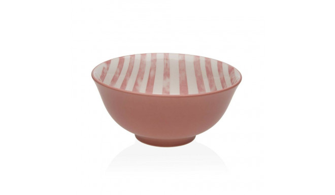 Bowl Versa Pink Ceramic Porcelain 15,5 x 7 x 15,5 cm