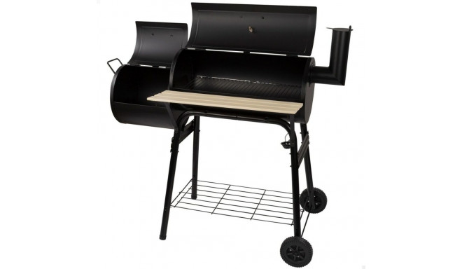 Söegrill Ratastega Aktive Teras Plastmass Emailitud metall 106 x 106 x 61 cm Must