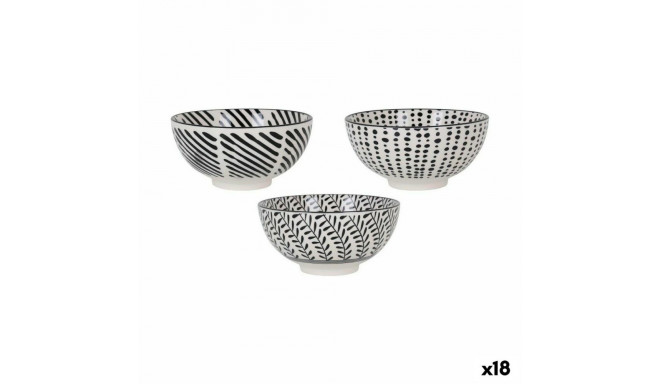 Bowl Alfares Nomi ø 15,5 x 7,7 cm Black 15 x 7,3 cm (18 Units)