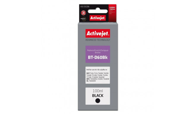 Compatible Ink Cartridge Activejet BT-D60Bk Black