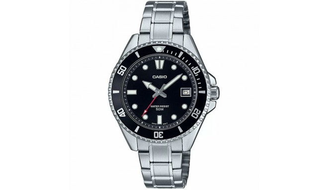 Meeste Kell Casio MDV-10D-1A1VEF Must Hõbedane