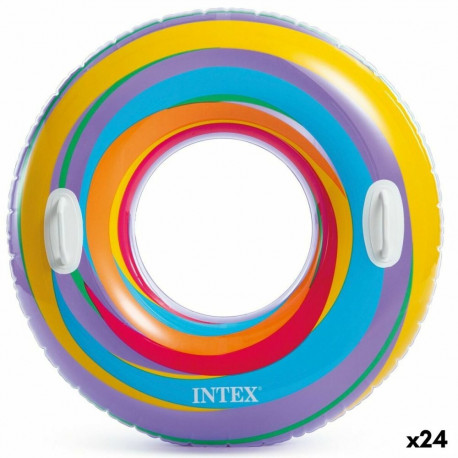 Täispuhutav Ujuv Sõõrik Intex Ø 91 cm 91 x 22 x 91 cm (24 Ühikut)