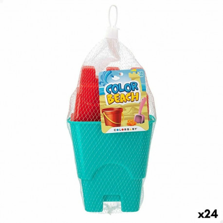 Rannalelude komplekt Colorbaby 3 Tükid, osad (24 Ühikut)