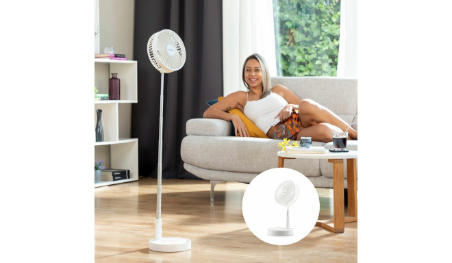 3 in 1 Foldable Rechargeable Fan Fandle InnovaGoods Ø7,7'' 7200 mAh