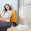 3-in-1 salokāms uzlādējams salokāms ventilators Fandle InnovaGoods Ø7,7'' 7200 mAh