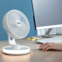 Lādējams Galda Ventilators ar LED Gaismu FanLed InnovaGoods Ø6,6'' 4000 mAh