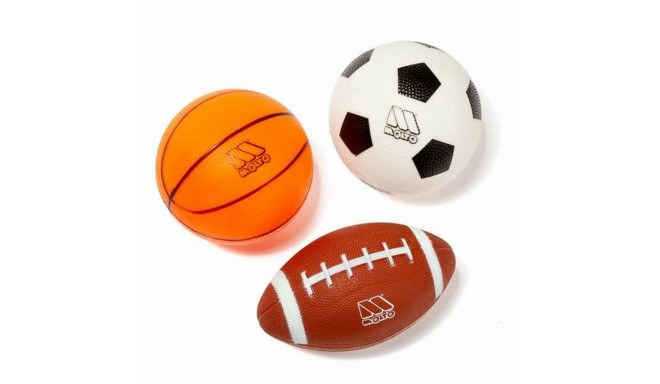 Balls Moltó 3 Pieces Basketball Football Rugby Children's