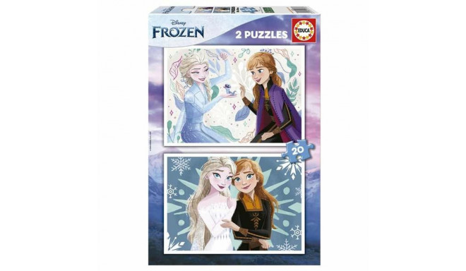 2-Puzzle Set Frozen 20 Pieces