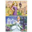 2-Puzzle Set Disney Princess Cinderella and Rapunzel 48 Pieces