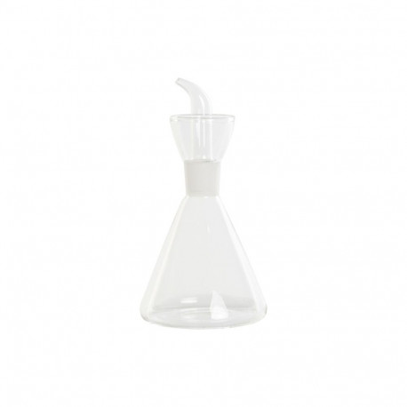 Boca za Ulje DKD Home Decor Läbipaistev Borosilikaatklaas 500 ml 11,5 x 11,5 x 22 cm