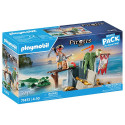 Playset Playmobil Krokodils Pirāts 59 Daudzums