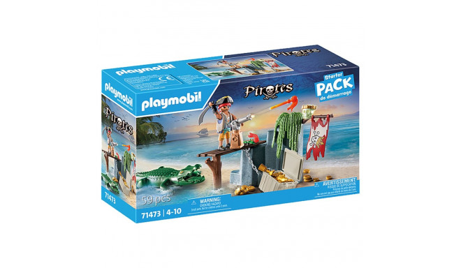 Playset Playmobil 71473 Krokodils Pirāts 59 Daudzums