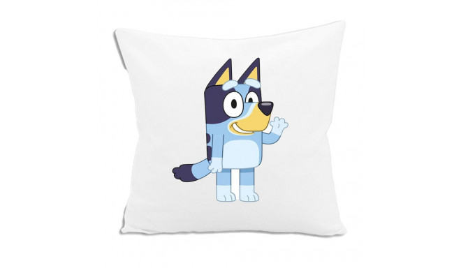 3D cushion Bluey White 30 x 30 cm Squared