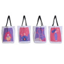 Сумка из ткани DKD Home Decor Белый polialgodon полиэстер 43 x 15 x 40 cm (4 штук)