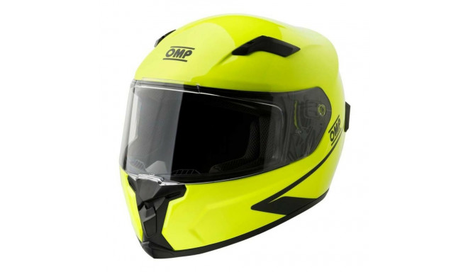 Full Face Helmet OMP CIRCUIT EVO2 Yellow Fluorescent S