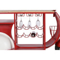 Bottle rack Home ESPRIT Red Metal 165 x 60 x 100 cm