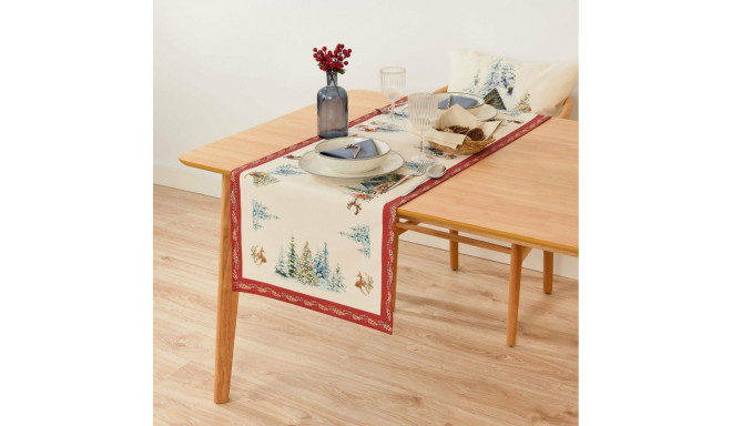 Table Runner Belum Christmas Landscape Multicolour 45 x 140 cm